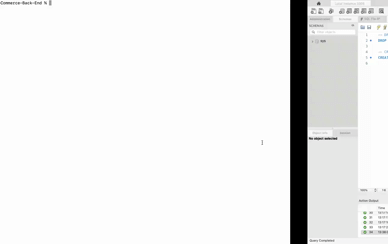 This is a preview of the Employee Tracker App.